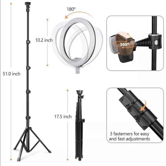 LED selfie ring light - Picture 3 of 8